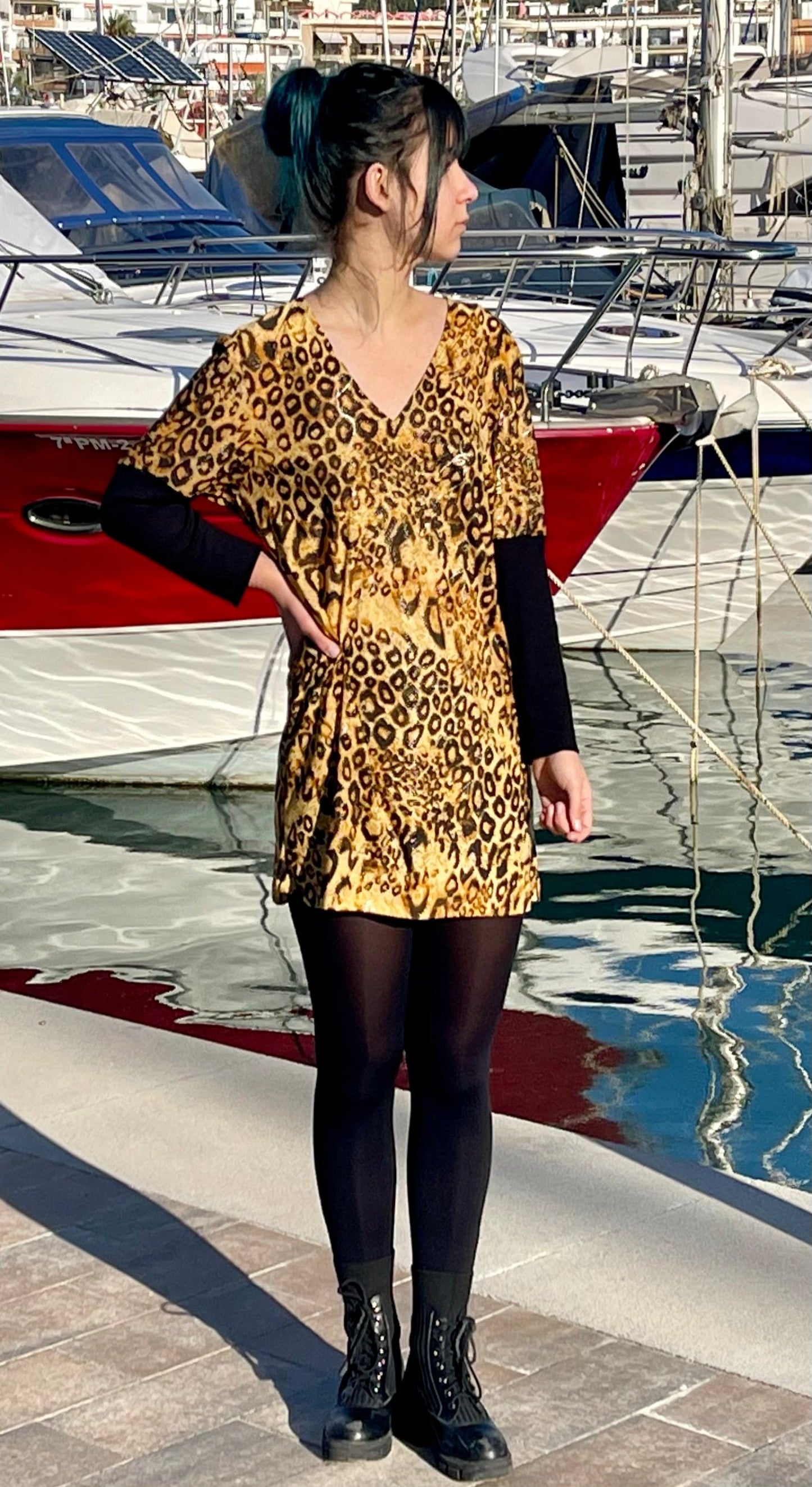 Vestido leopardo