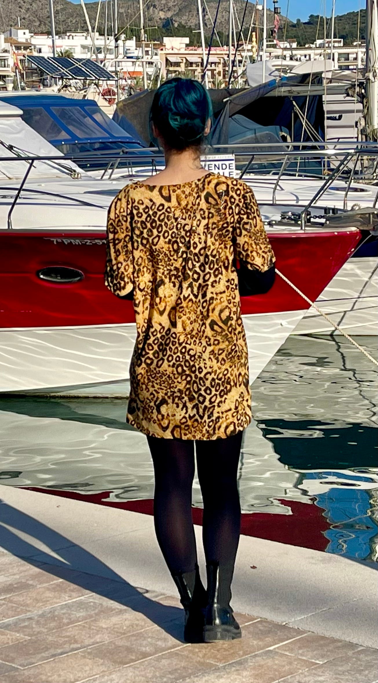 Vestido leopardo